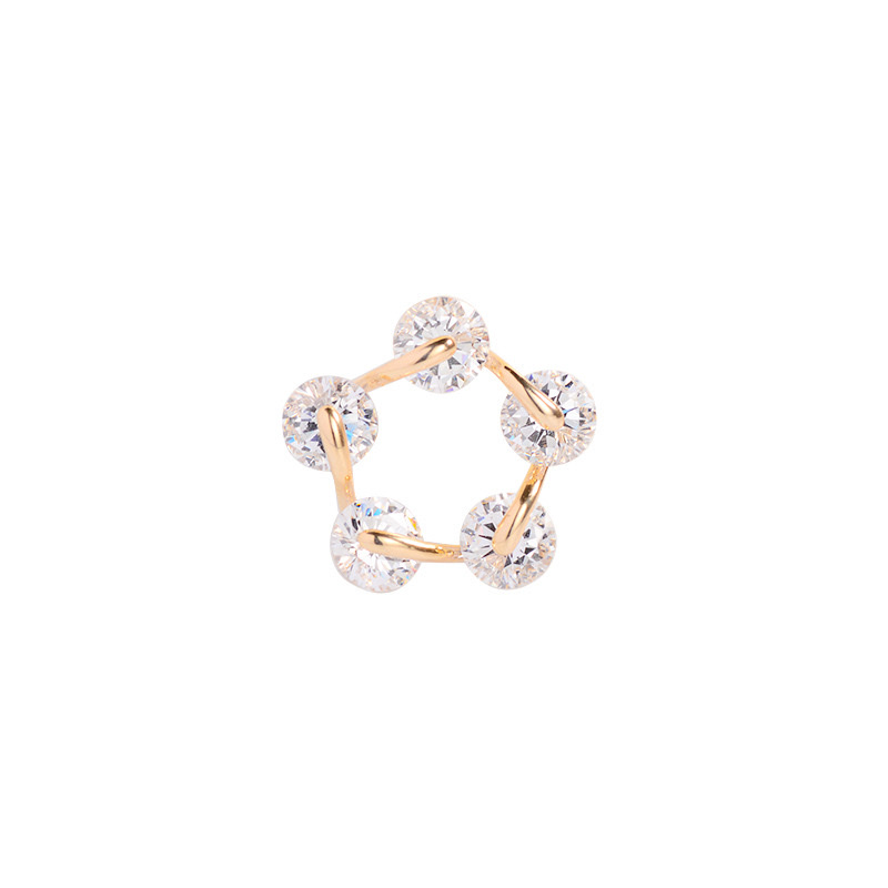 075- Cute Snowflake Brooch Item Picture