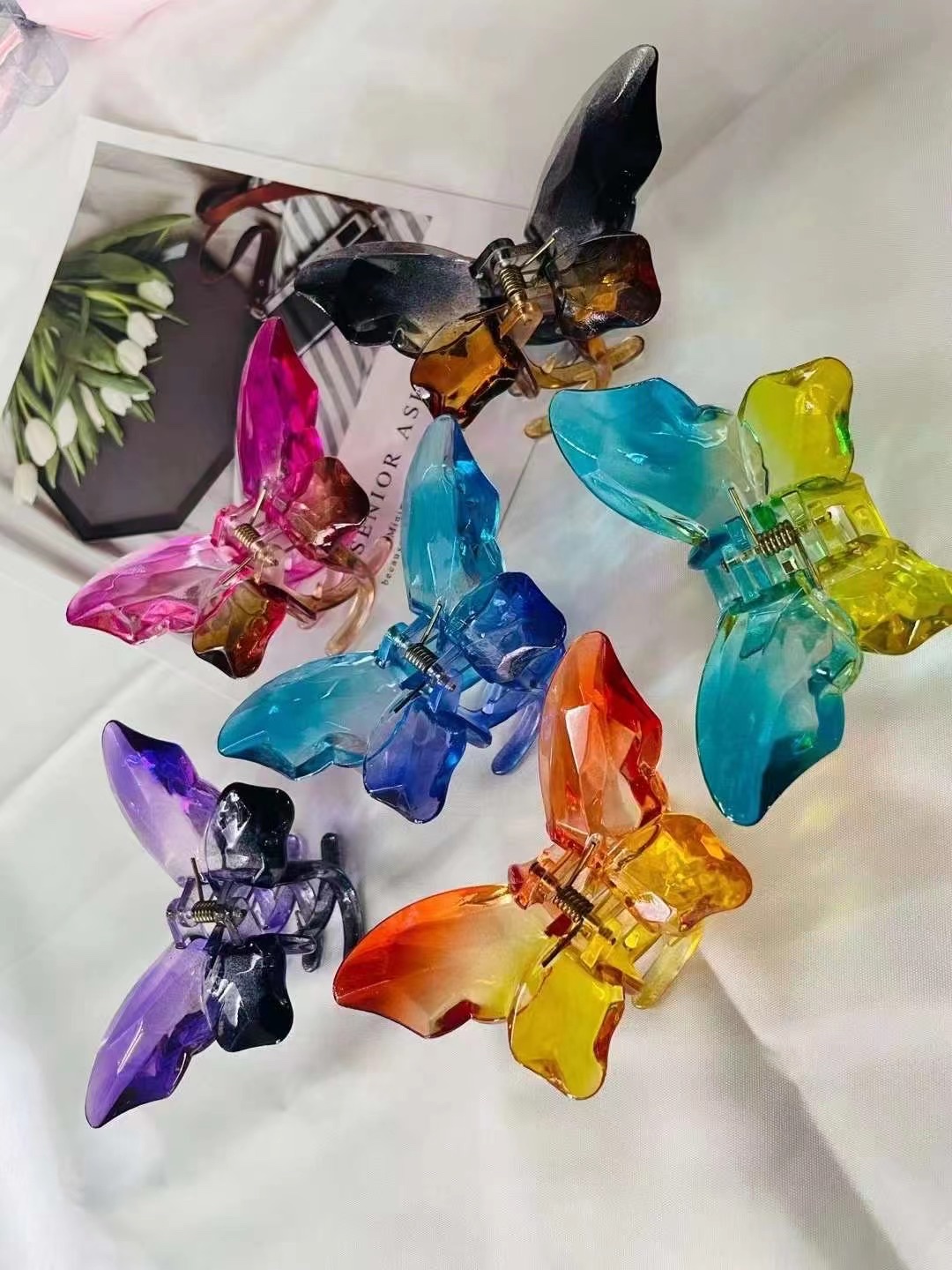 A 4-centimeter cut butterfly