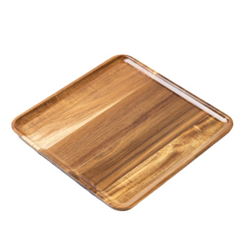 现代简约相思木茶托盘家用日式木质长方形茶具托盘水果糕点木托盘 详情图5