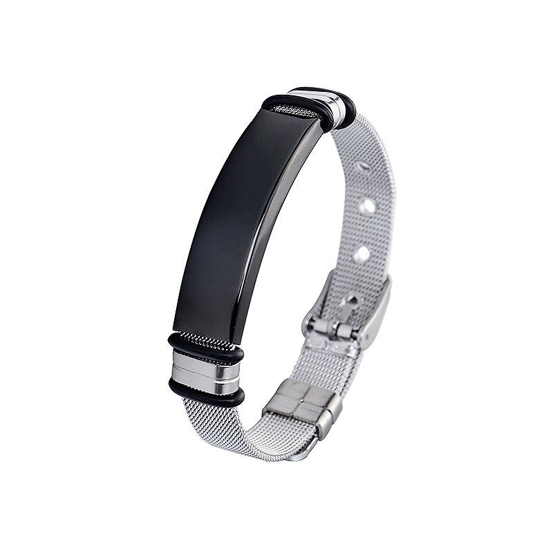 Cross-border Amazon e-commerce stainless steel watch straps, mesh straps, smooth couple bracelets, simple titanium steel men's accessories wholesale Application Scenario