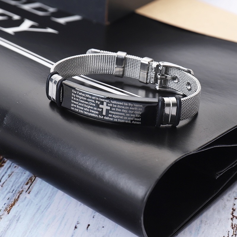 Cross-border Amazon e-commerce stainless steel watch straps, mesh straps, smooth couple bracelets, simple titanium steel men's accessories wholesale details Picture