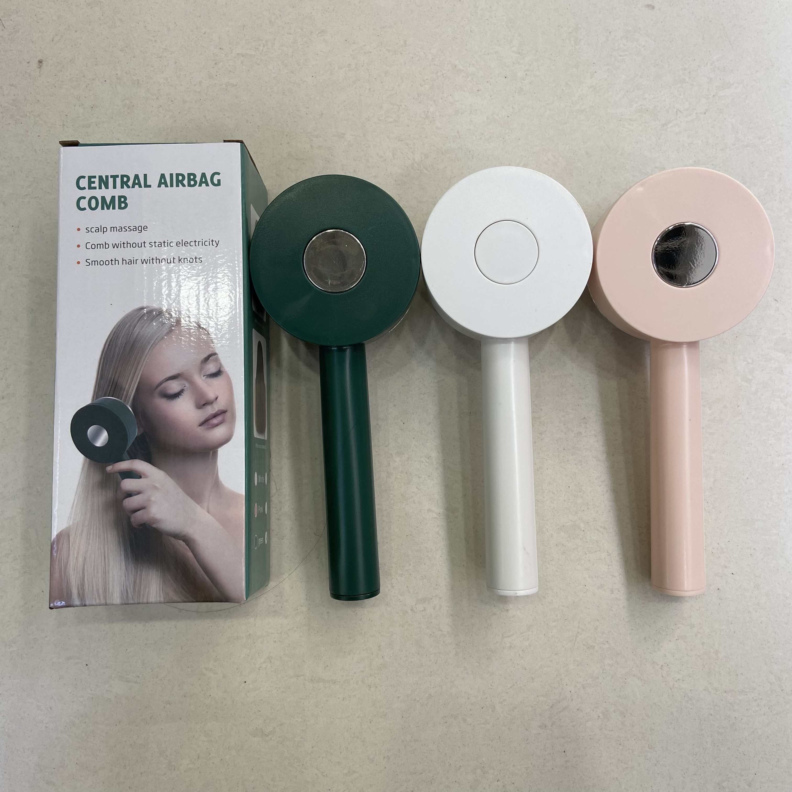 Peine de airbag peine de aire especial para mujeres peine de pelo largo peine portátil para el cuerpo cuero cabelludo peine de masaje