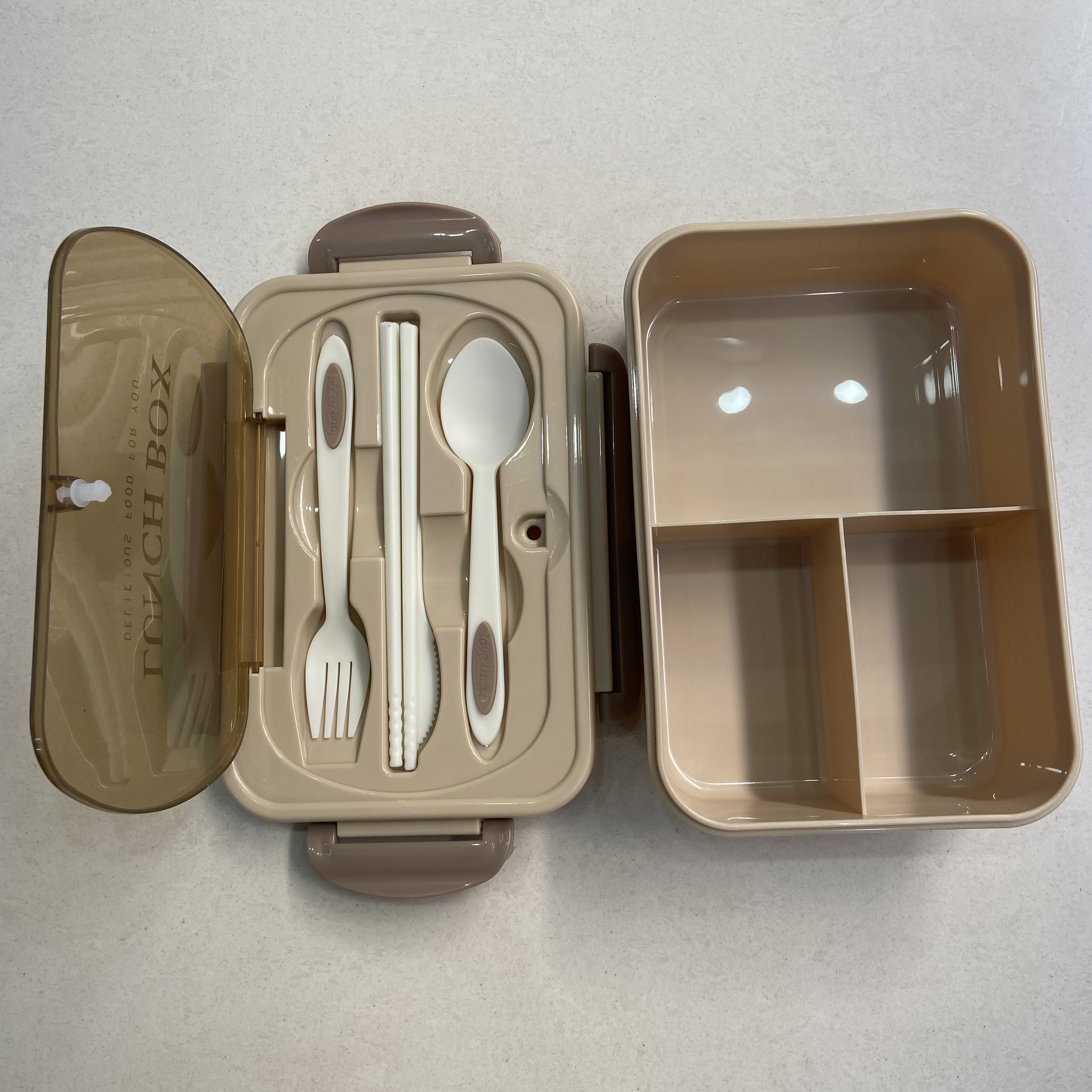 Compartment-insulated lunch box, bento box, student lunch box for girls Specification image