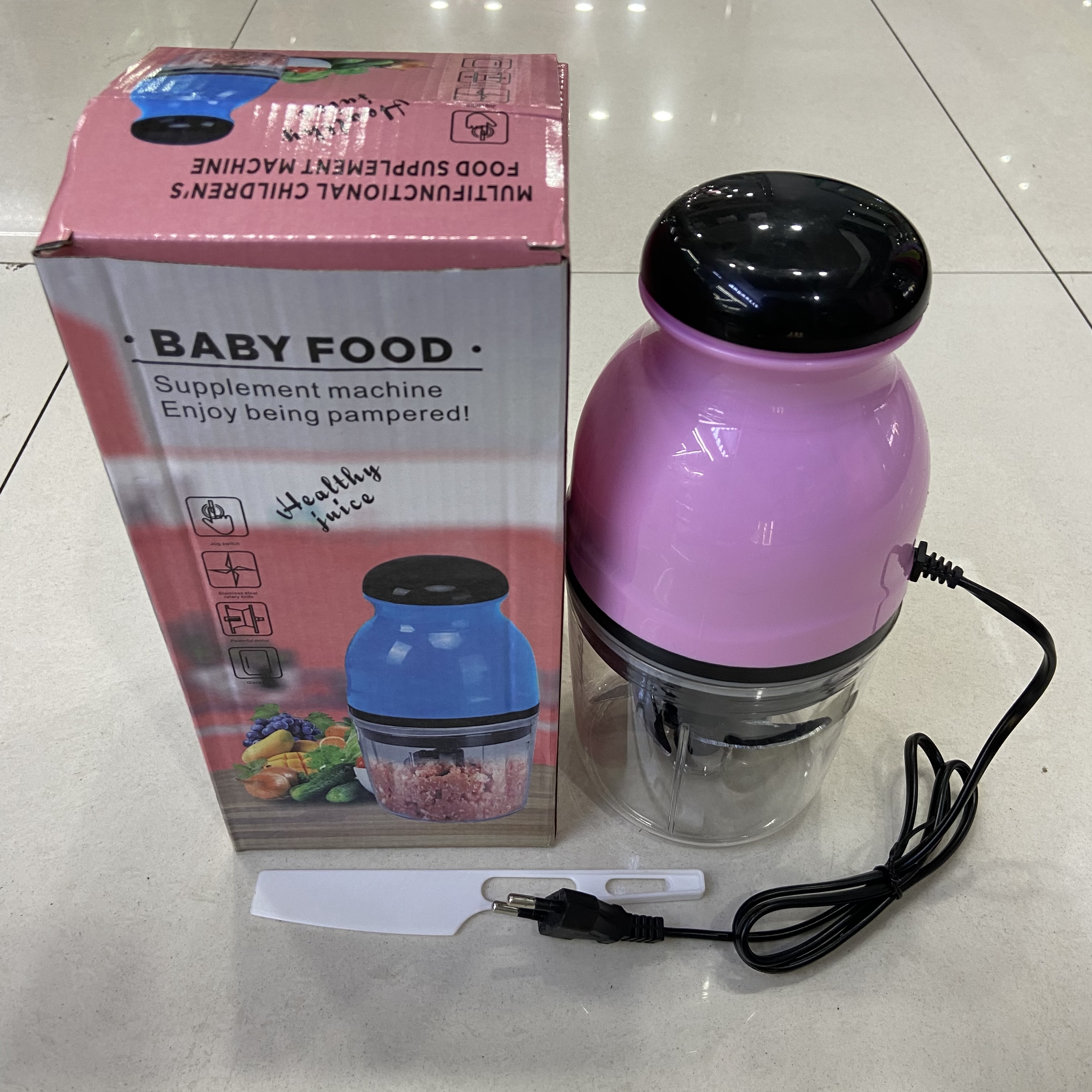 Baby food machine, baby electric food processor, mini electric food processor, meat grinder