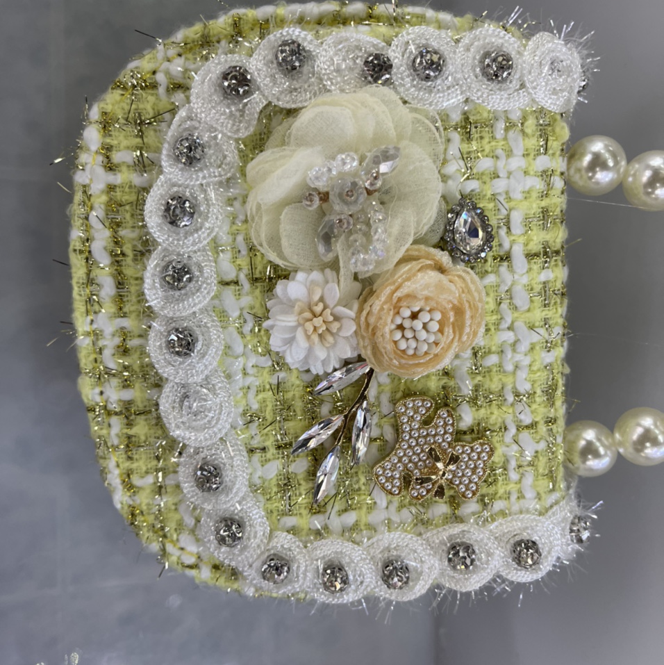 The price of the original chiffon flower chanel-style handbag and single-shoulder bag (002) is negotiable details Picture