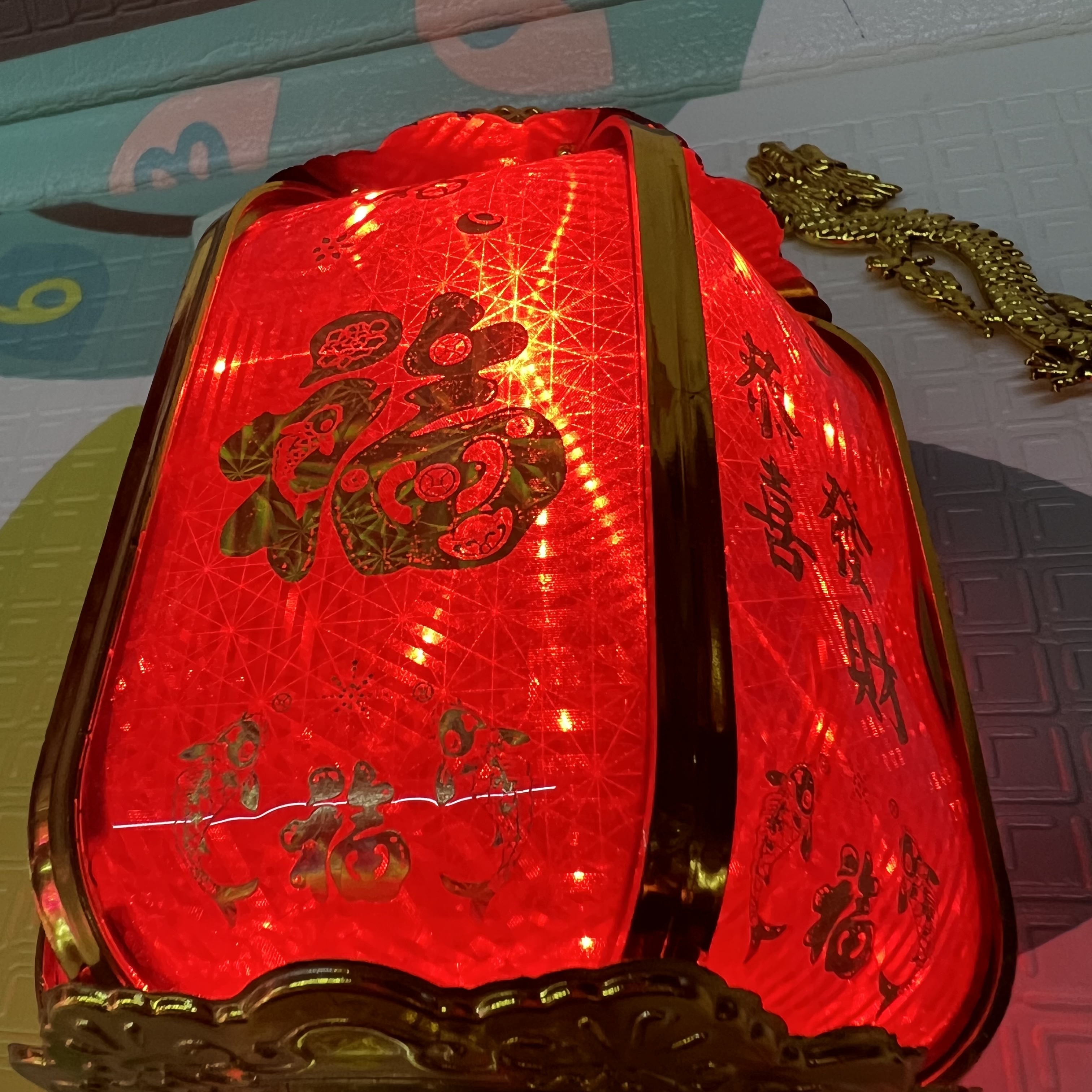 Winter Melon Small Lantern Creative Lantern Carrying Small Lantern Chinese New Year Lantern Children's Lantern Item Picture
