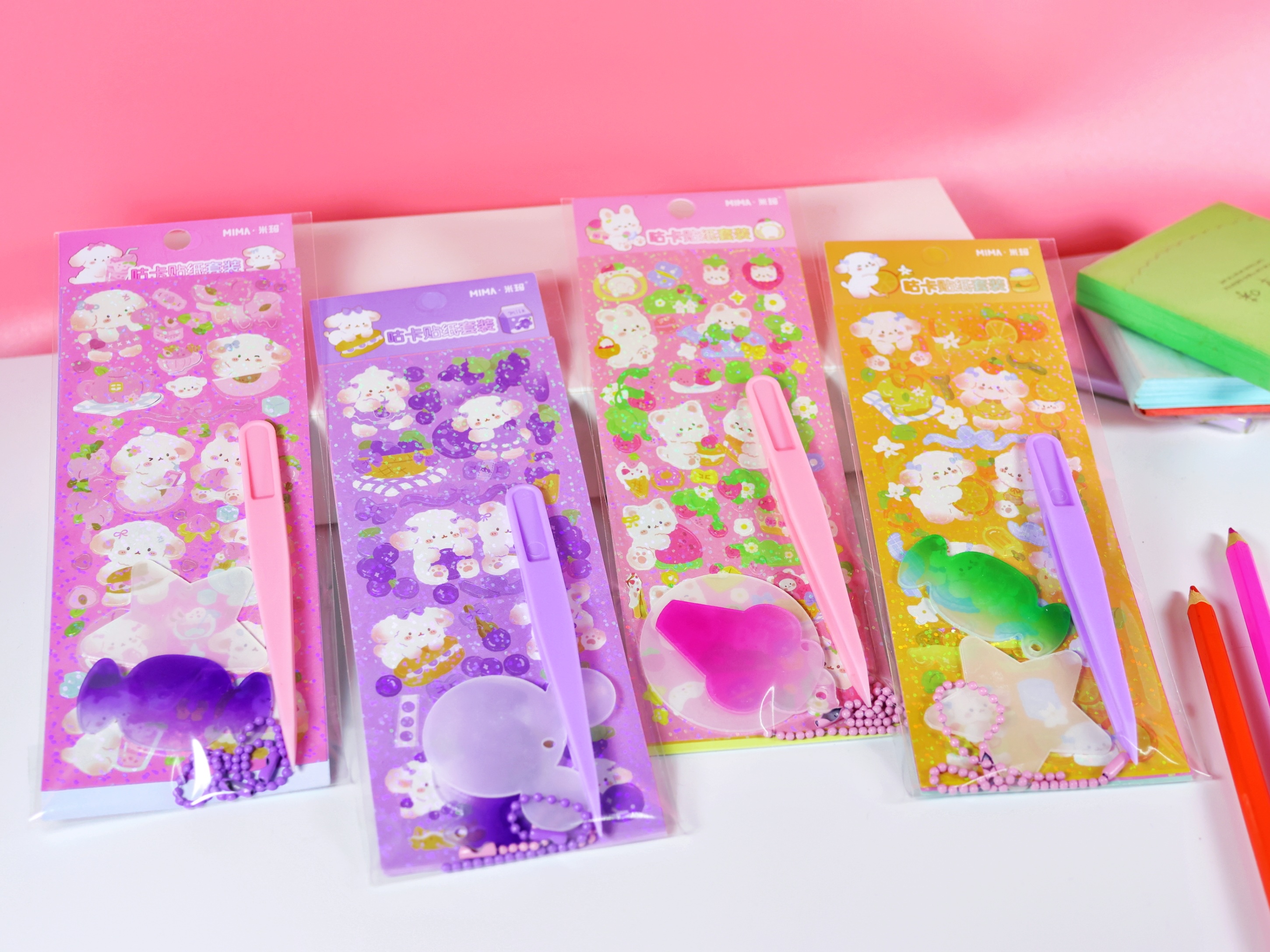 文具贴纸实物图