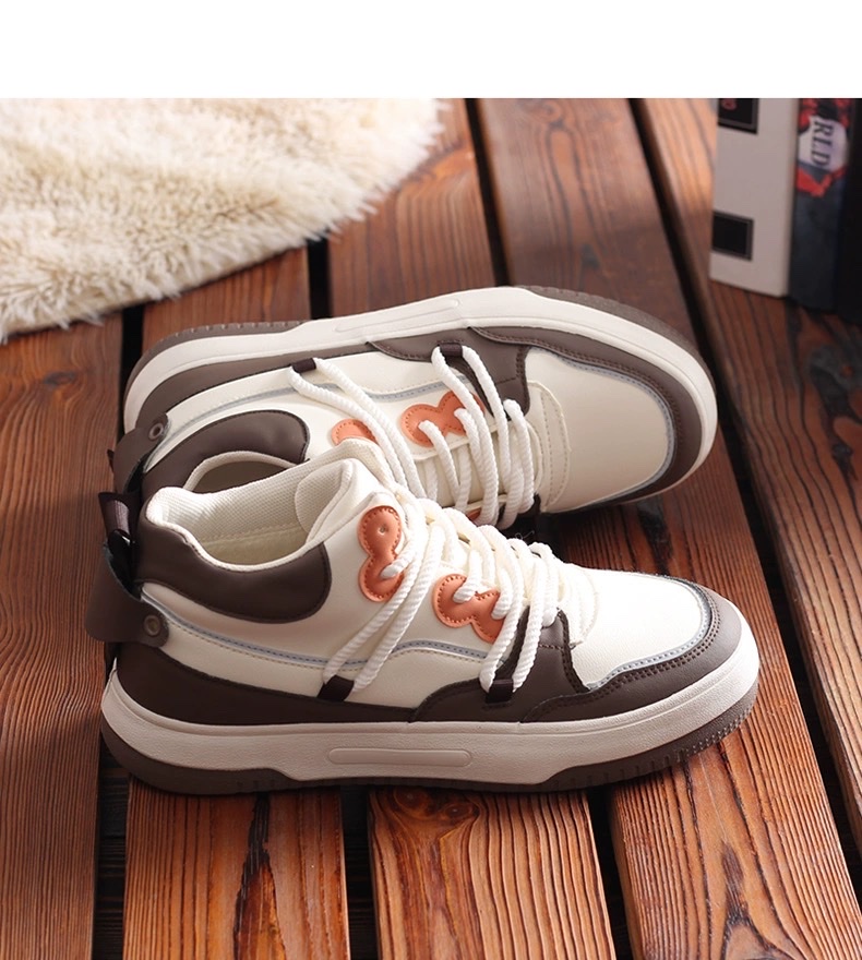 Renben Men's Shoes Autumn/Winter 2023 New style Men's student casual shoes with fleece warmth white sneakers, personalized soft-soled board shoes and sports shoes Application Scenario