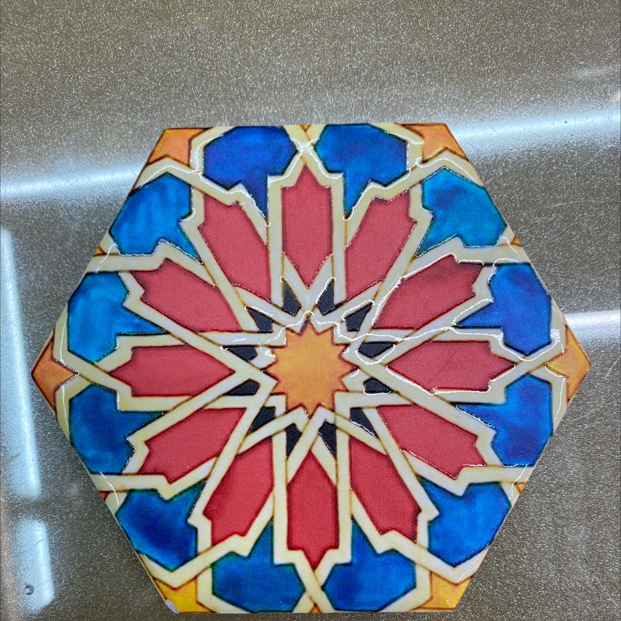 3D陶瓷印花杯垫陶瓷杯垫陶瓷摆件陶瓷杯垫陶瓷摆件陶瓷杯垫图