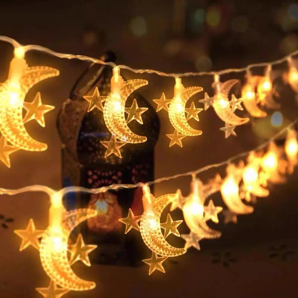led Moon and Star battery model 3-meter 20 lamp warm color battery model