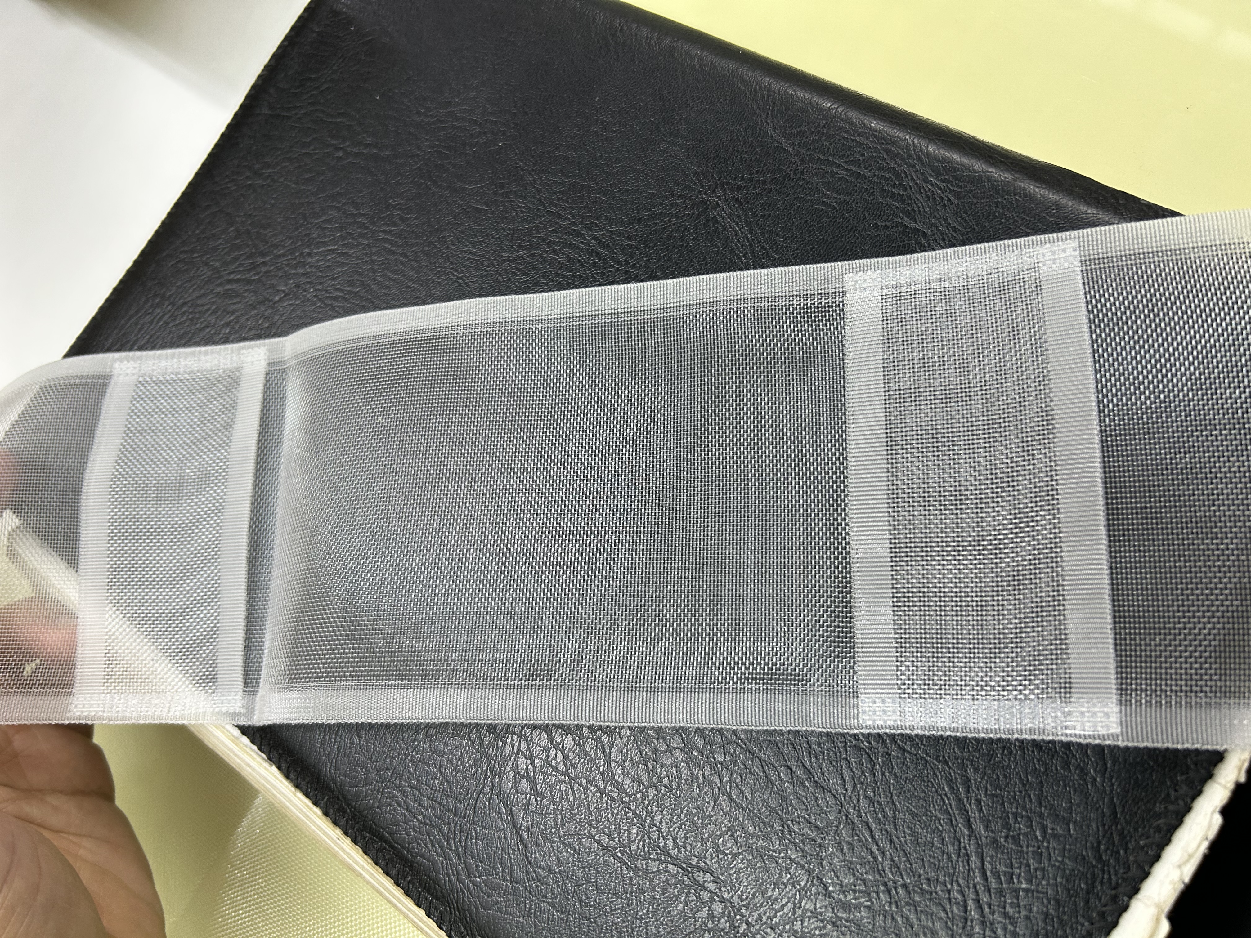 透明窗帘带/窗帘布带/窗帘配件白底实物图