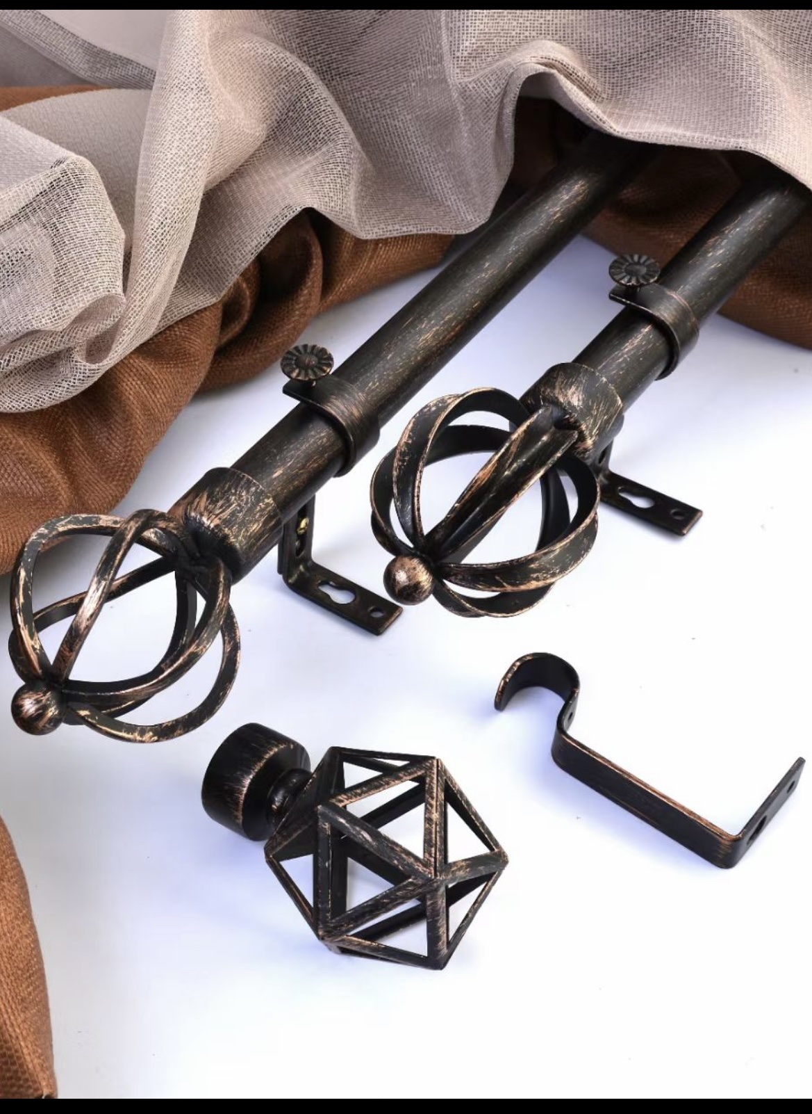 古典金属/窗帘杆/厂家直销产品图