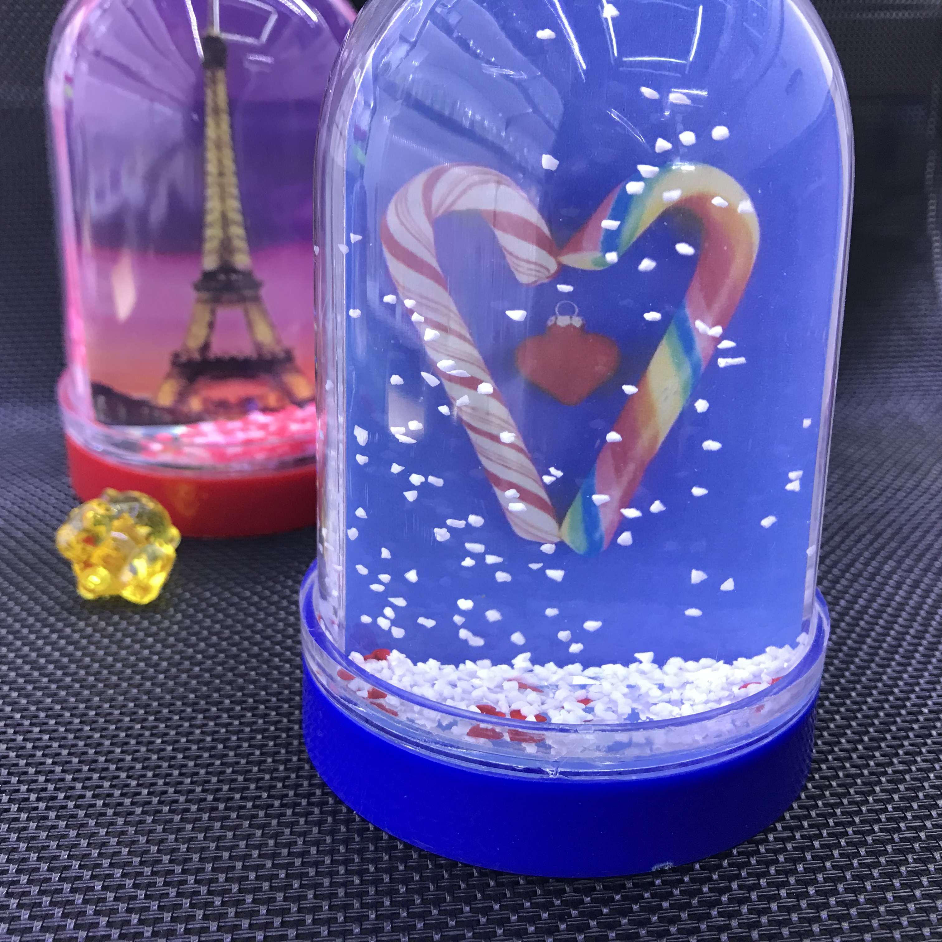 Multi-color base, flowing sand, water ball, water-in-water photo frame, gift, souvenir, warm decorative item, creative item, Zhehui handicrafts details Picture