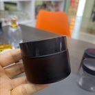 厚德玻璃厂 棕色蒙砂膏霜瓶 50毫升 30毫升 20毫升 10毫升 黑色盖子