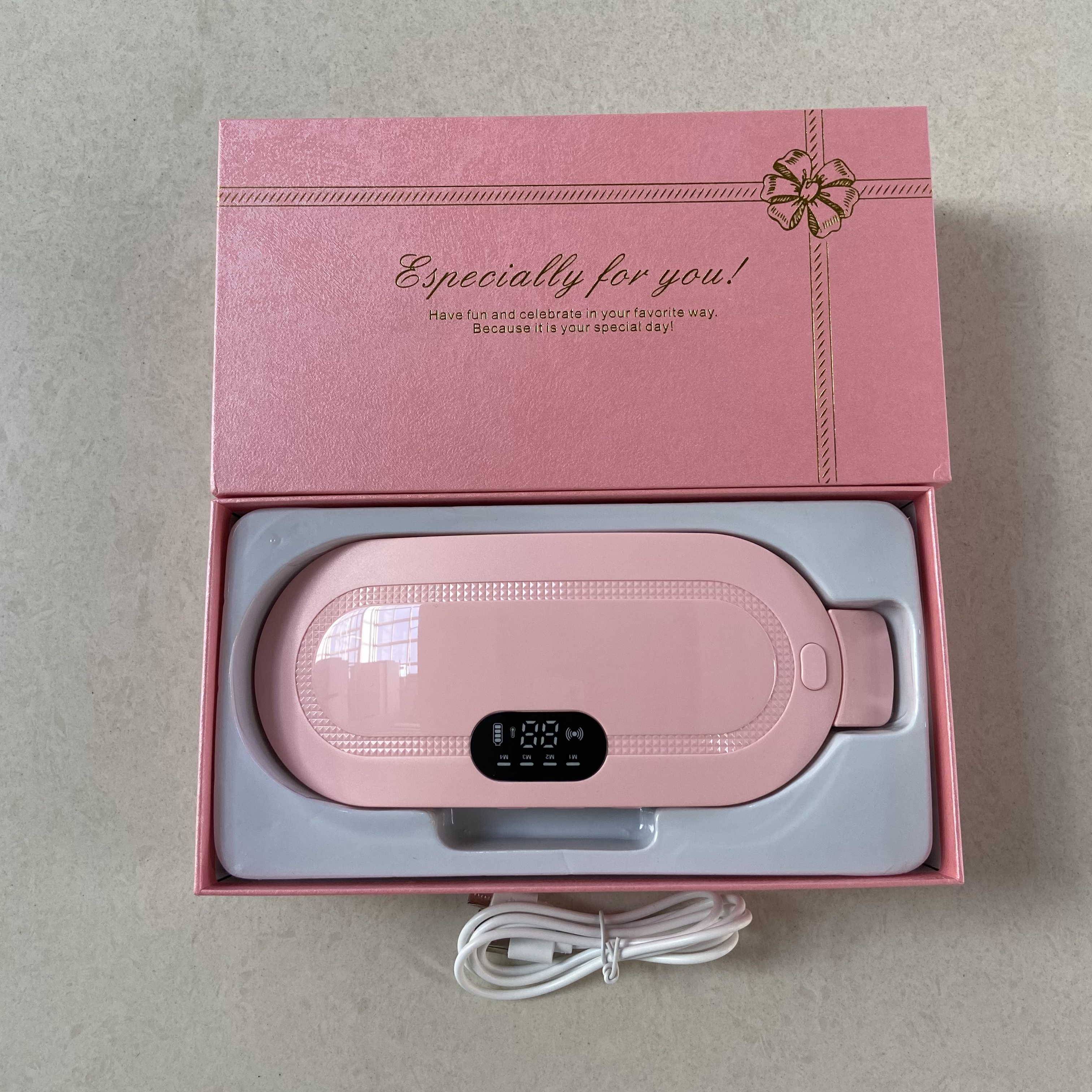 按摩暖宫腰带女生月经期大姨妈暖宫宝智能发热护腰