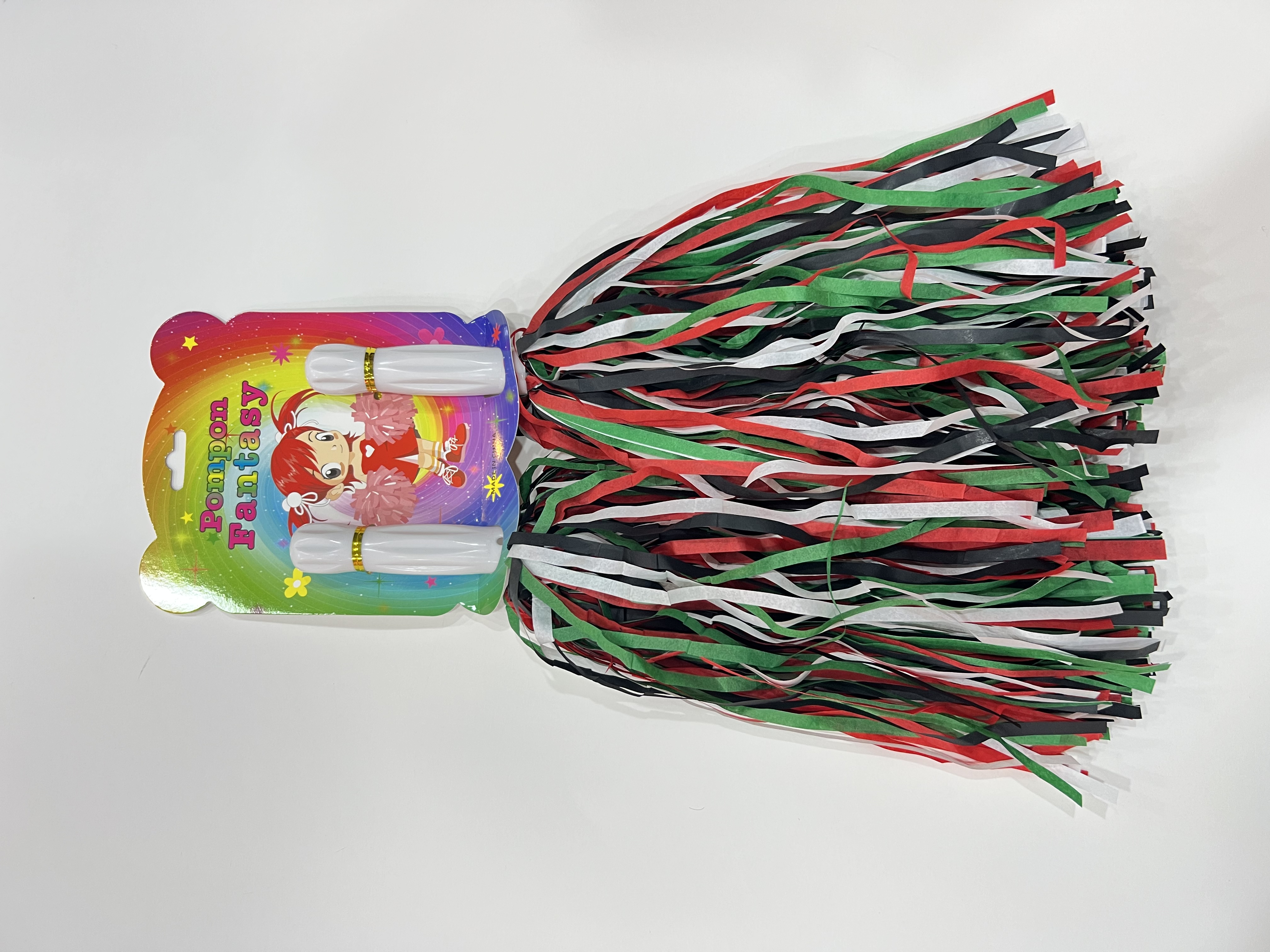 啦啦花 环保四色啦啦操花球 啦啦队手花 拉拉队花球手拿花图