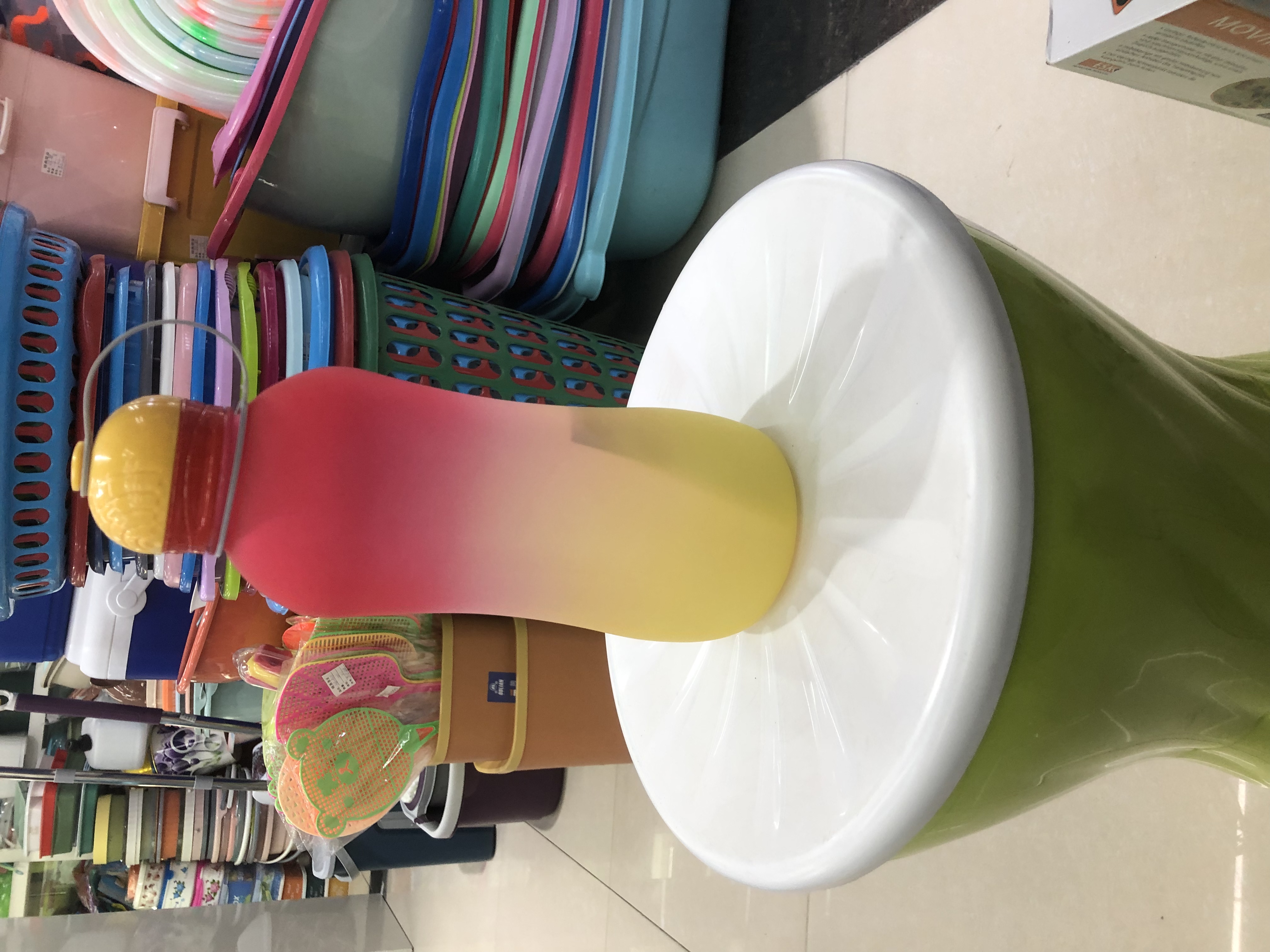 Gradient color water bottle