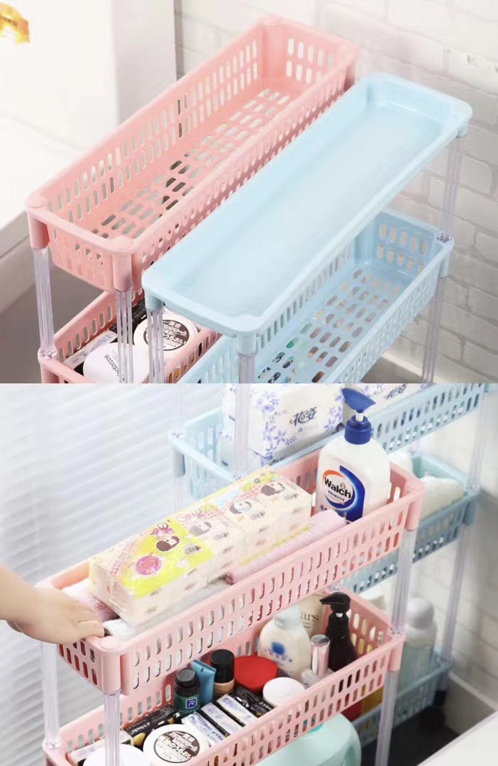 夹缝收纳架/收纳架/夹缝架白底实物图