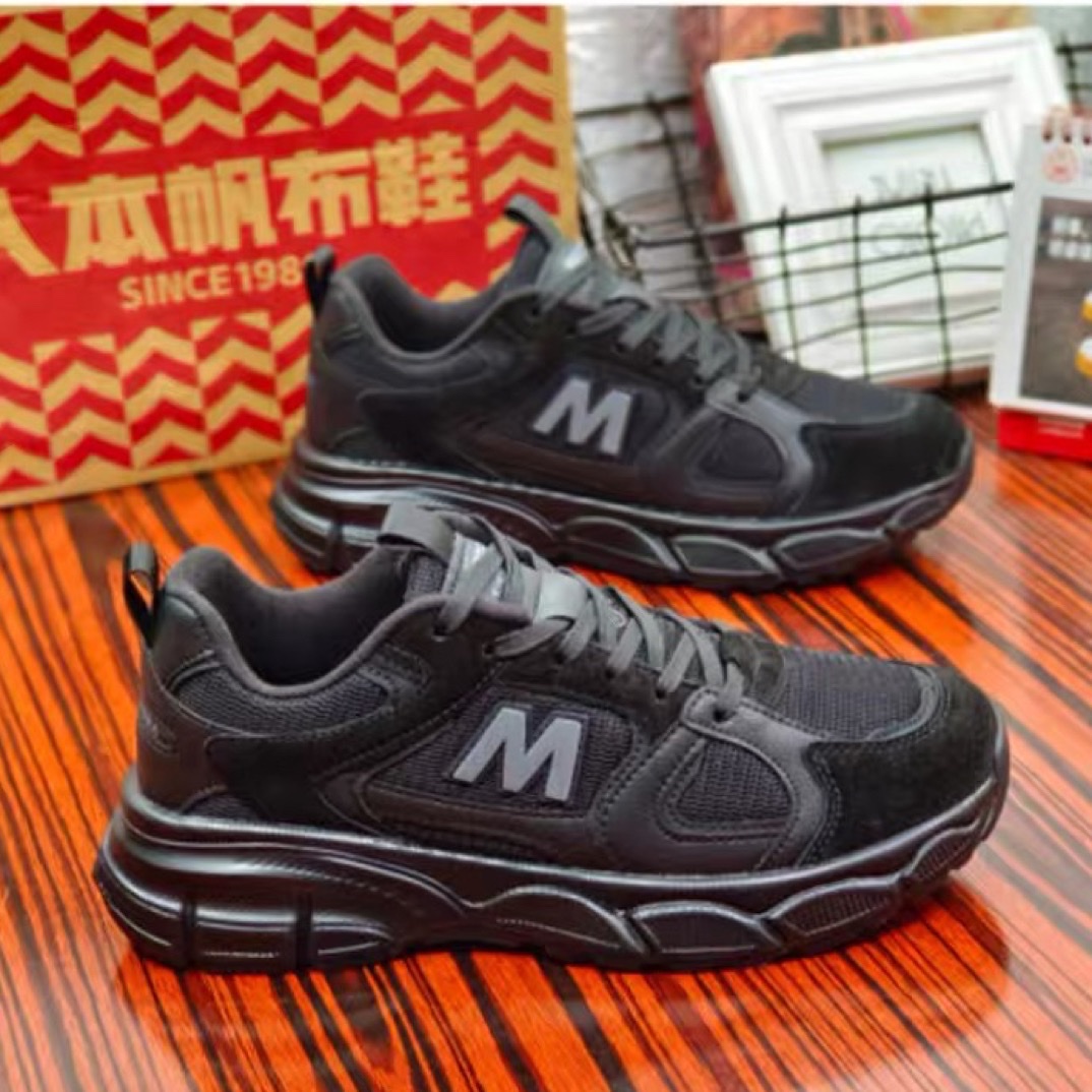 Renben men's winter cotton sports shoes, lightweight running shoes, breathable casual shoes, 2023 new style trendy shoes
