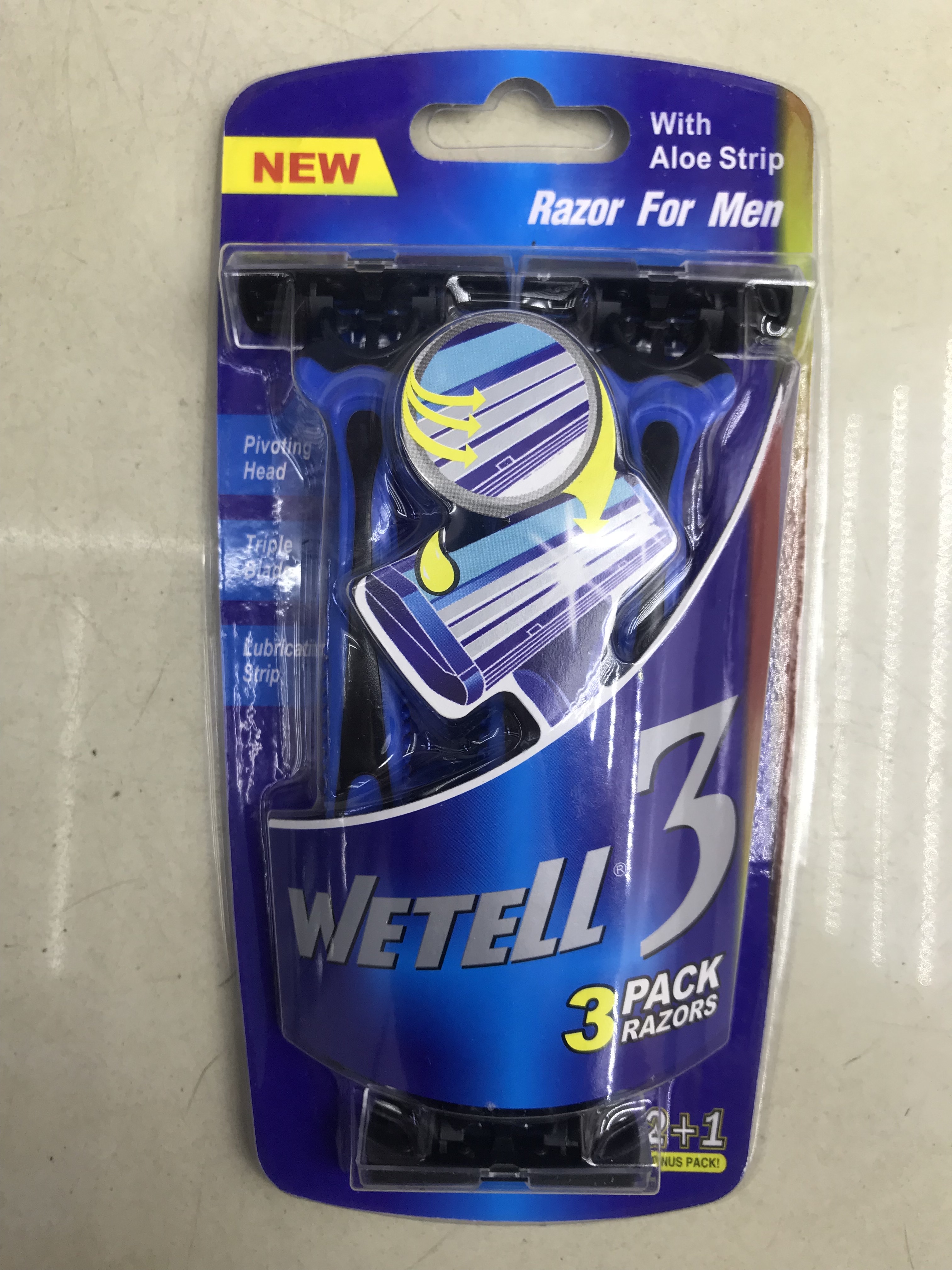 Shaver three-piece blue set thumbnail