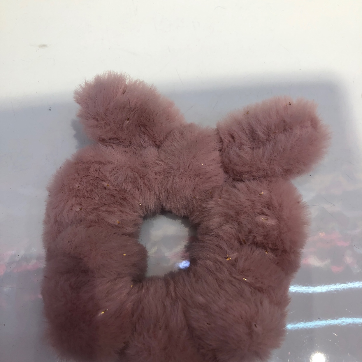 兔毛金点耳朵圈