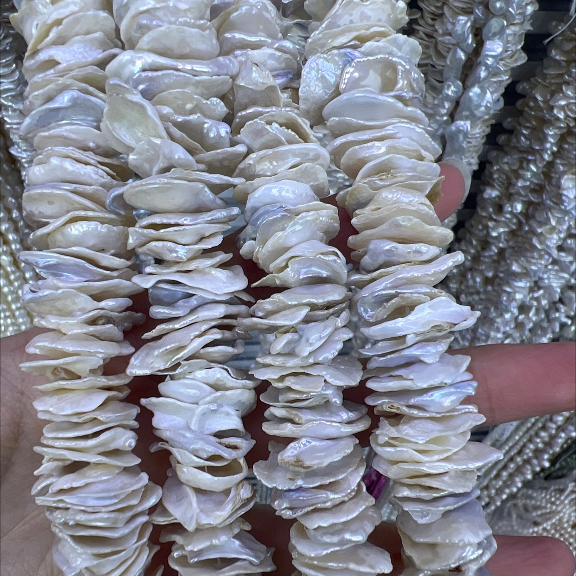 巴洛克花瓣珍珠叠孔