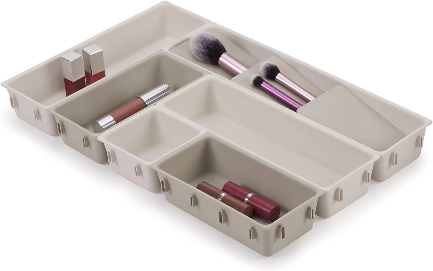 Storage box, beauty storage box, kitchen knife and fork storage box, multi-functional makeup brush, eyebrow pencil organizing box Item Picture