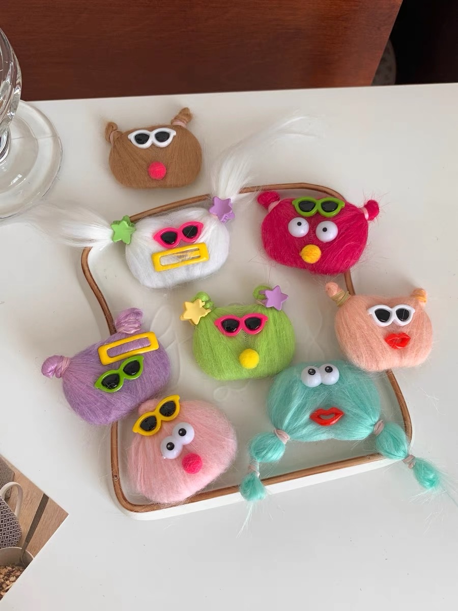 韩版新款萌娃丑娃BB夹                                                 