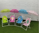儿童靠背椅带伞卡通儿童椅带伞宝宝椅户外靠背椅配遮阳伞折叠椅