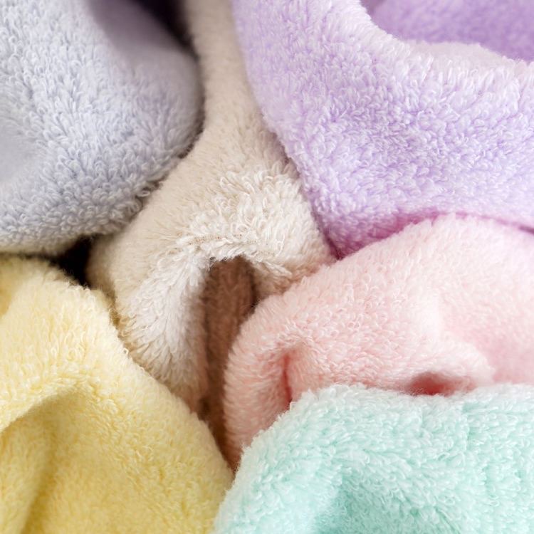 Class A skin-friendly pure cotton thick large towel, adult solid color household soft, absorbent and non-shedding for washing face Item Picture