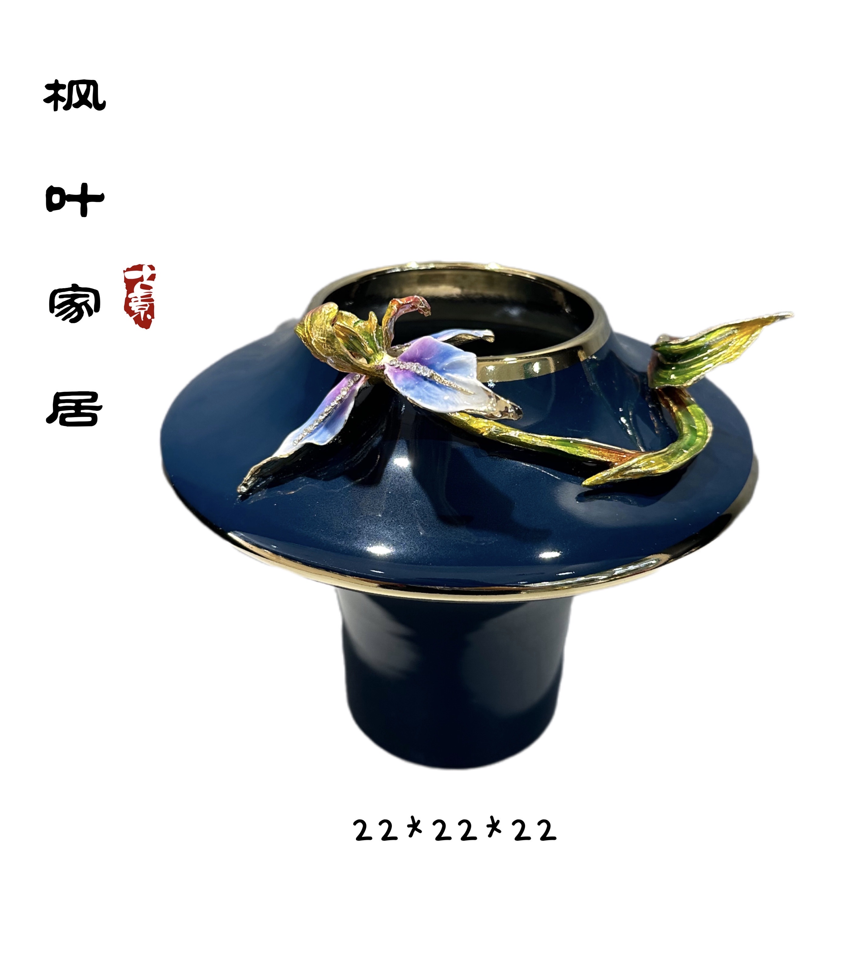 Nordic enamel flower vases, ceramic vases, flower arrangements, living room entrance hall, model room decorations, flower vases Item Picture