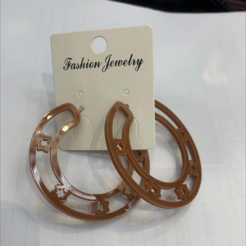 时尚潮流C形镂空设计风格耳环尚美饰品-53