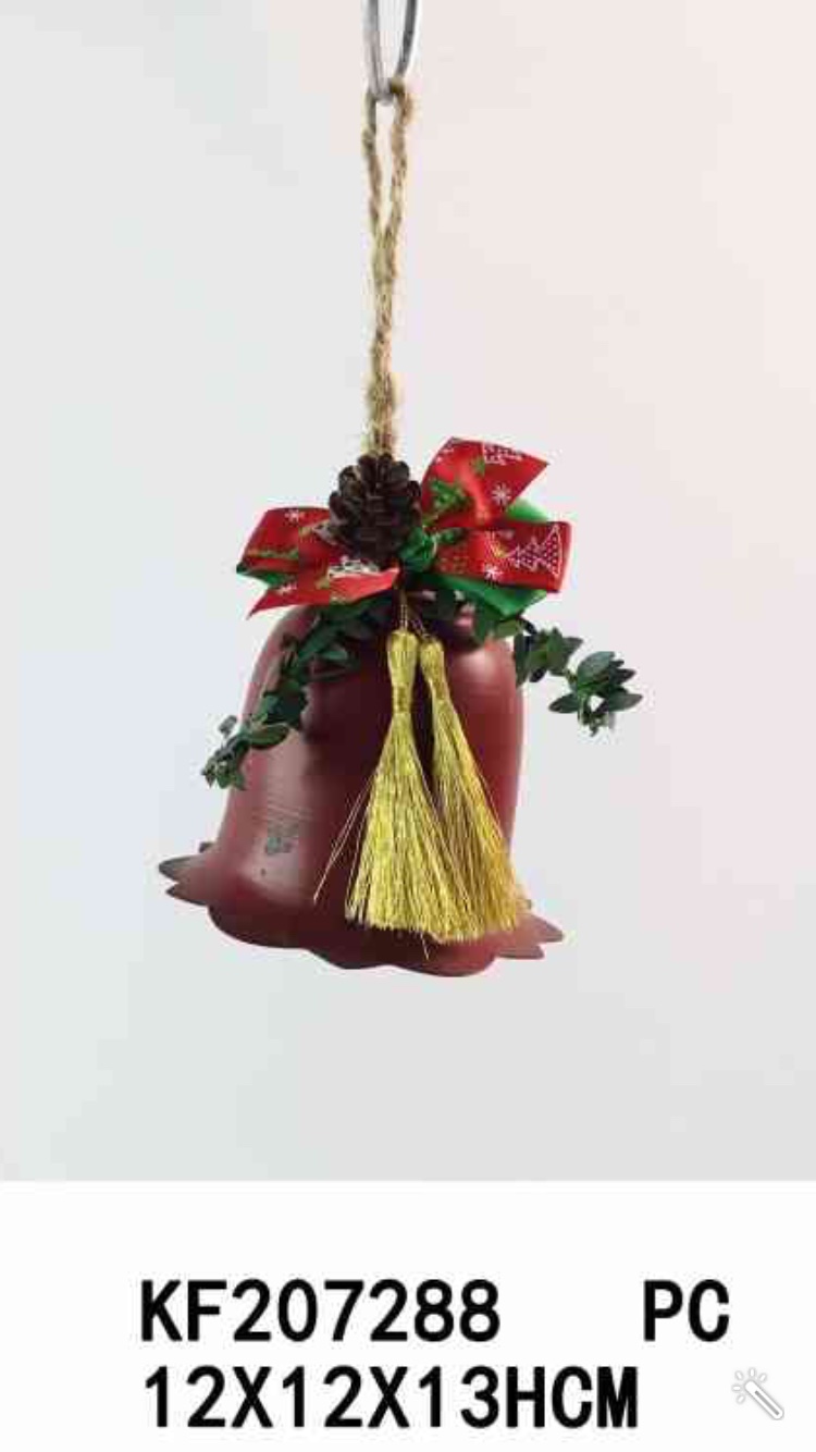 圣诞狂欢！铁艺铃铛摆件+圣诞围桶+挂壁圣诞树花，超值套装，限时抢购，错过后悔！