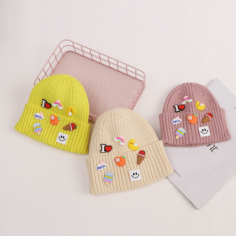 Winter Knitted 🧶 Hat For Children Specification drawing
