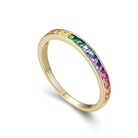 欧美时尚彩虹戒指，错过今天你会后悔！限时抢购，错过再等一年！