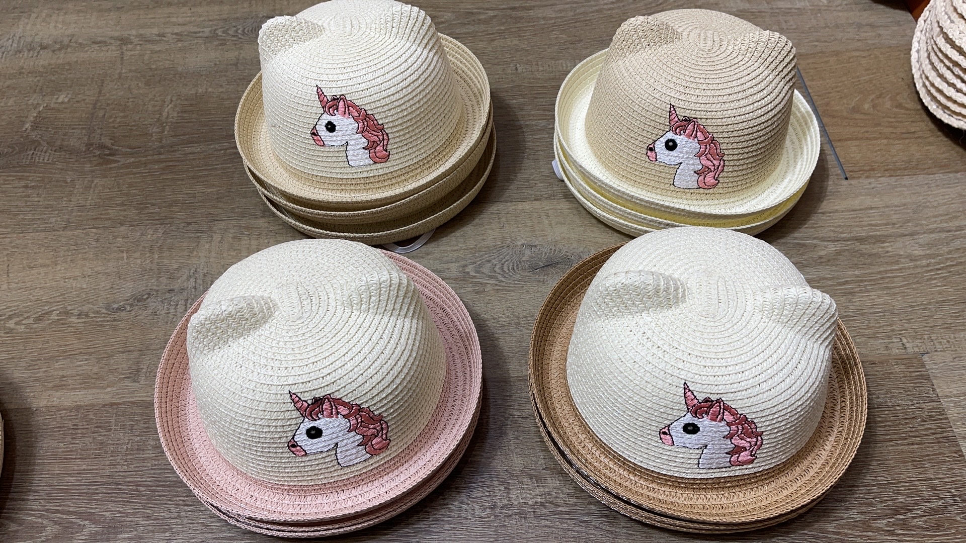 Children's Summer Cap Embroidery Specification drawing