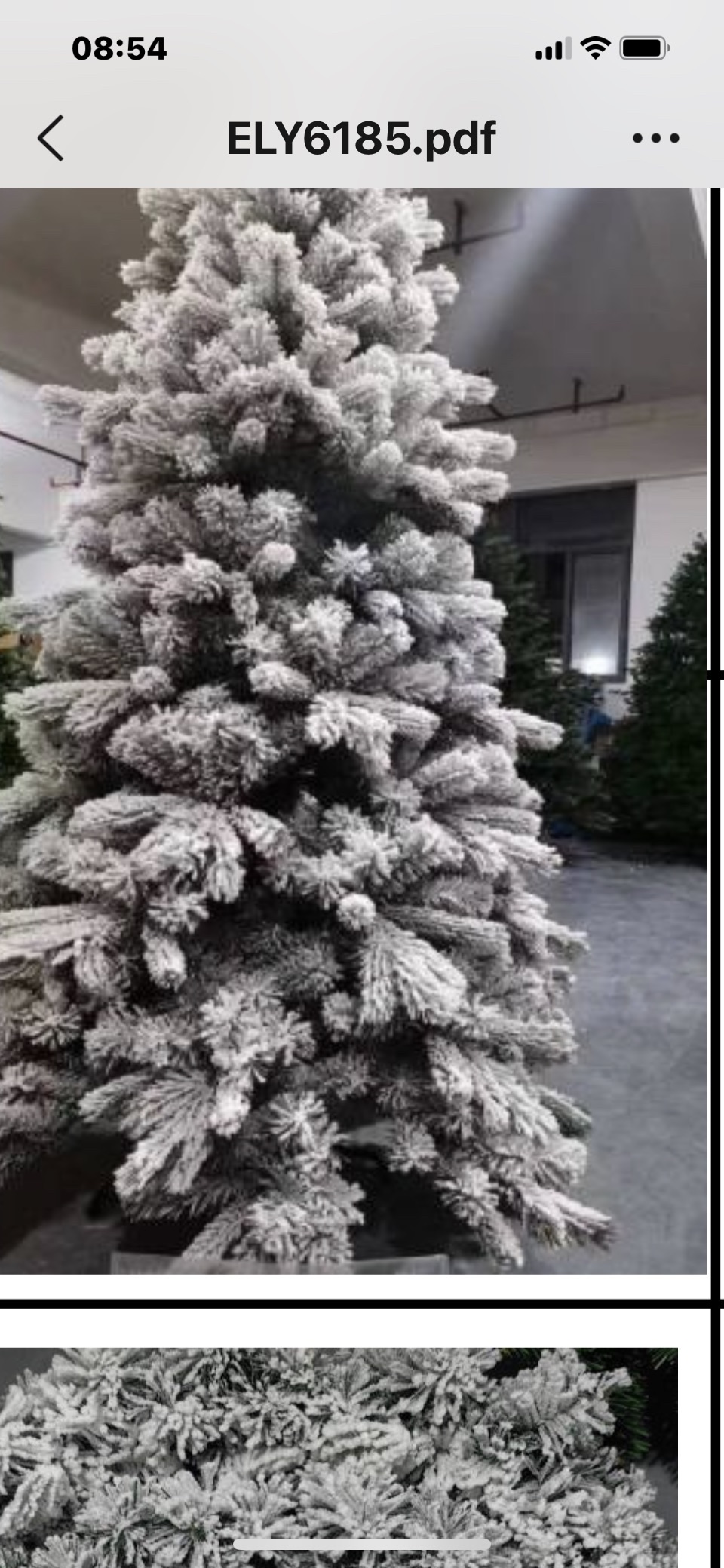 Recommended best-selling items for the 2024 new velvet mixed Christmas tree decoration Specification image