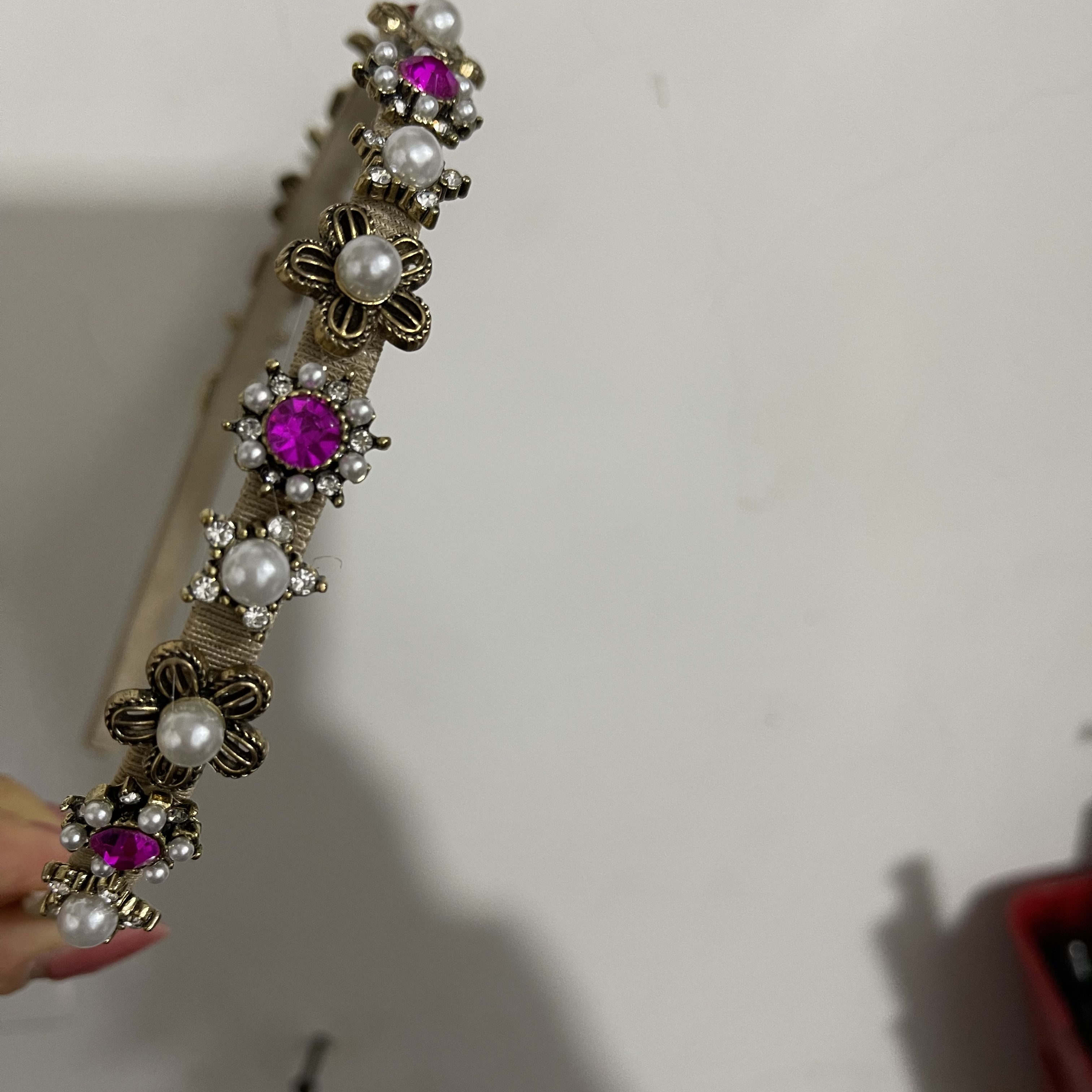 Heavy Glass Headband Specification drawing