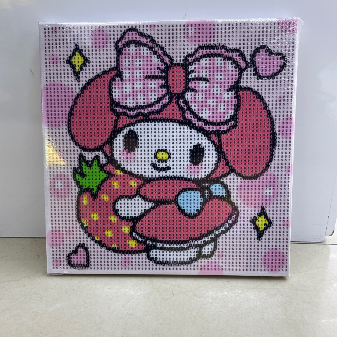 钻石画数字画细节图