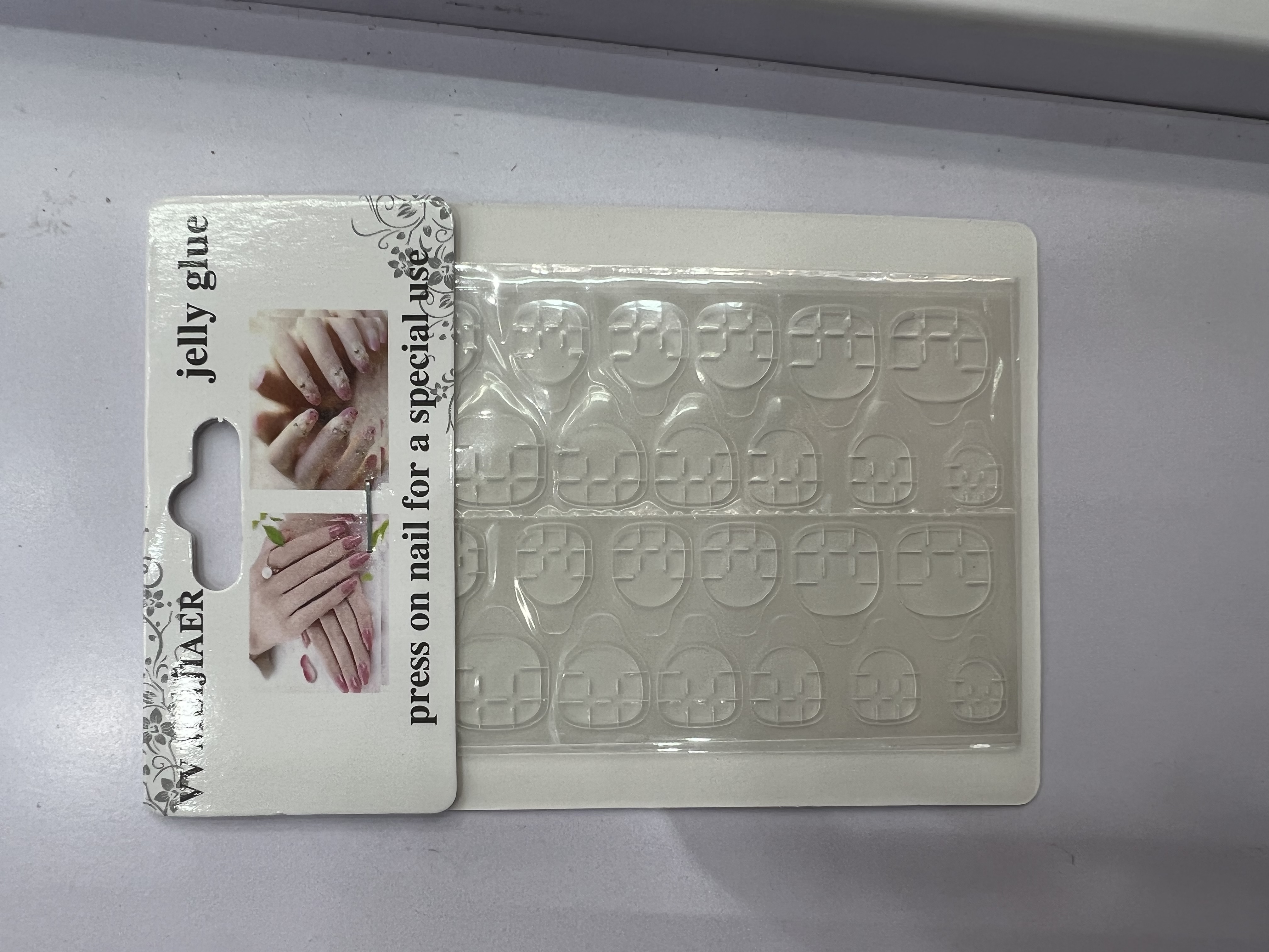 Fake nail glue, jelly glue, nail adhesive sheet details Picture