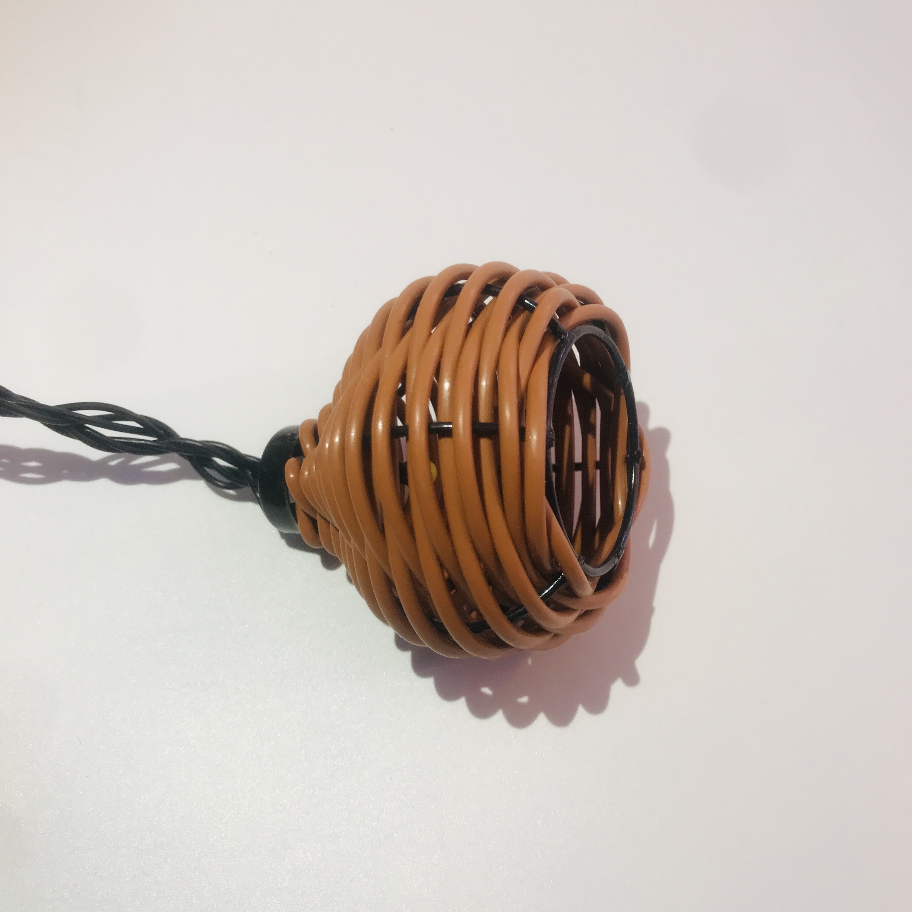 10L lanterns, garden lamps, woven ball lamps, rattan ball lamps, string Christmas lights, colorful lights, warm white Item Picture