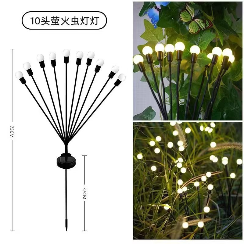 圣诞灯/室外灯/太阳能白底实物图