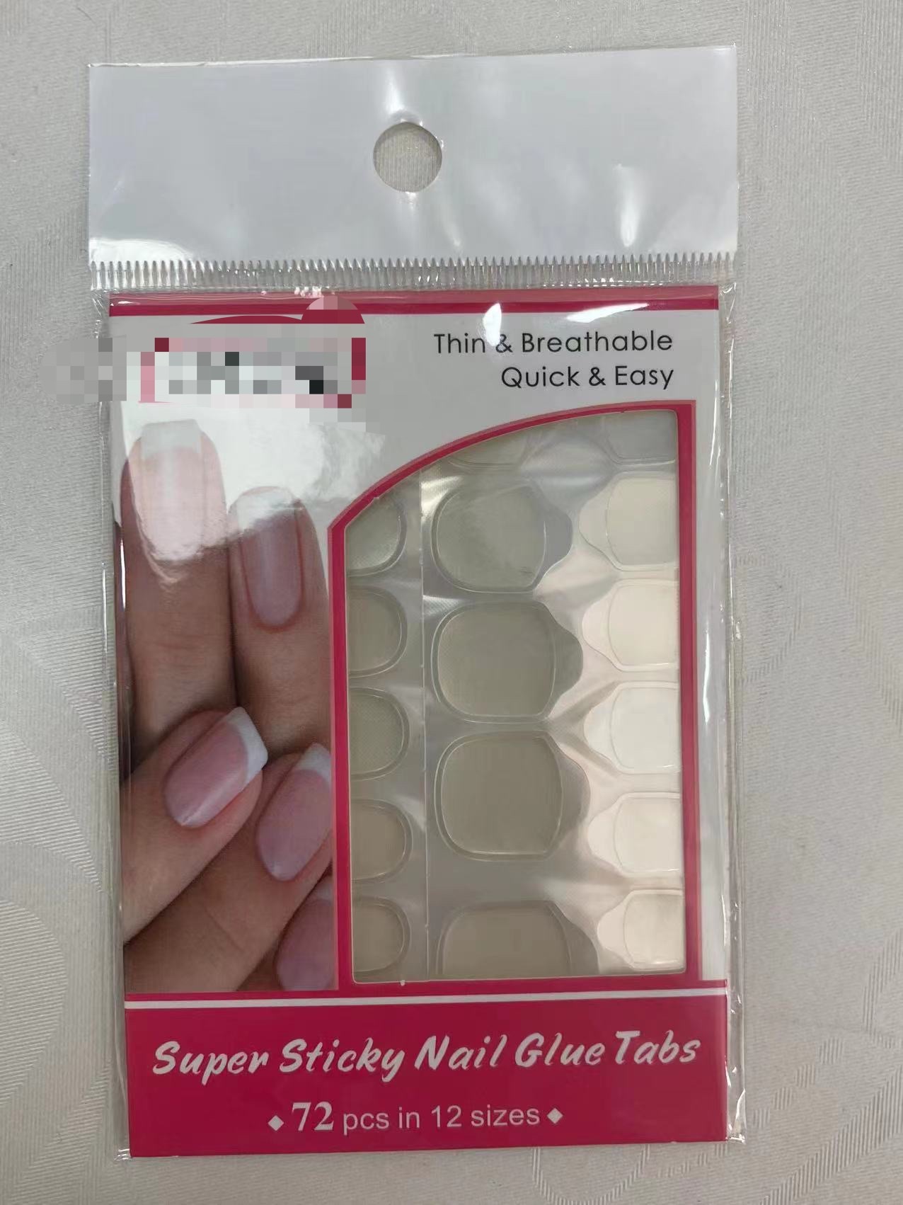 Fake nail glue, jelly glue, nail adhesive sheet Specification image