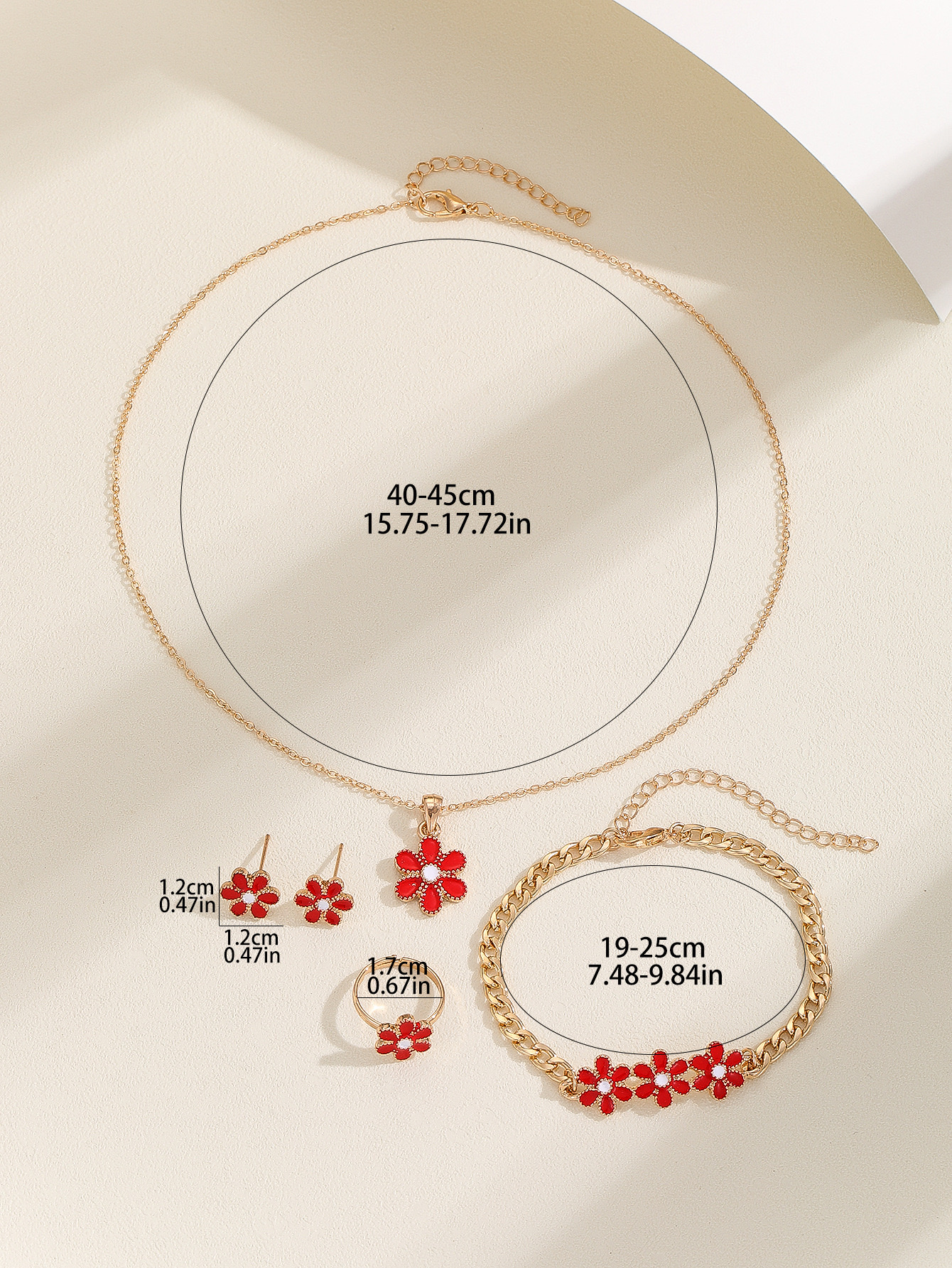 多个蝴蝶耳环/几何耳环/戒子细节图