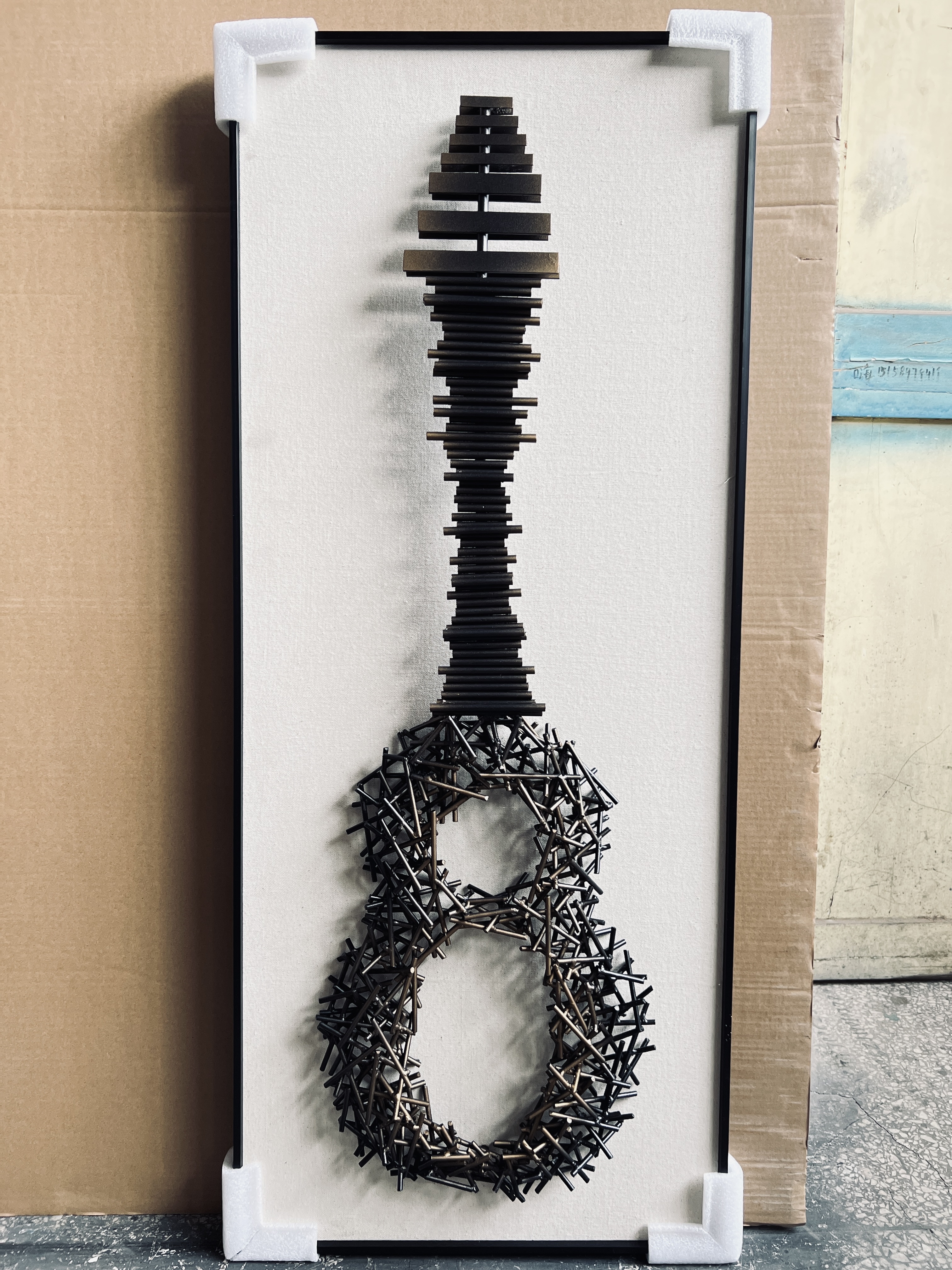 金属铁艺小烛台 蒙古刀造型设计 五帝钱装饰 独特铁艺烛台 耐用稳固艺术品