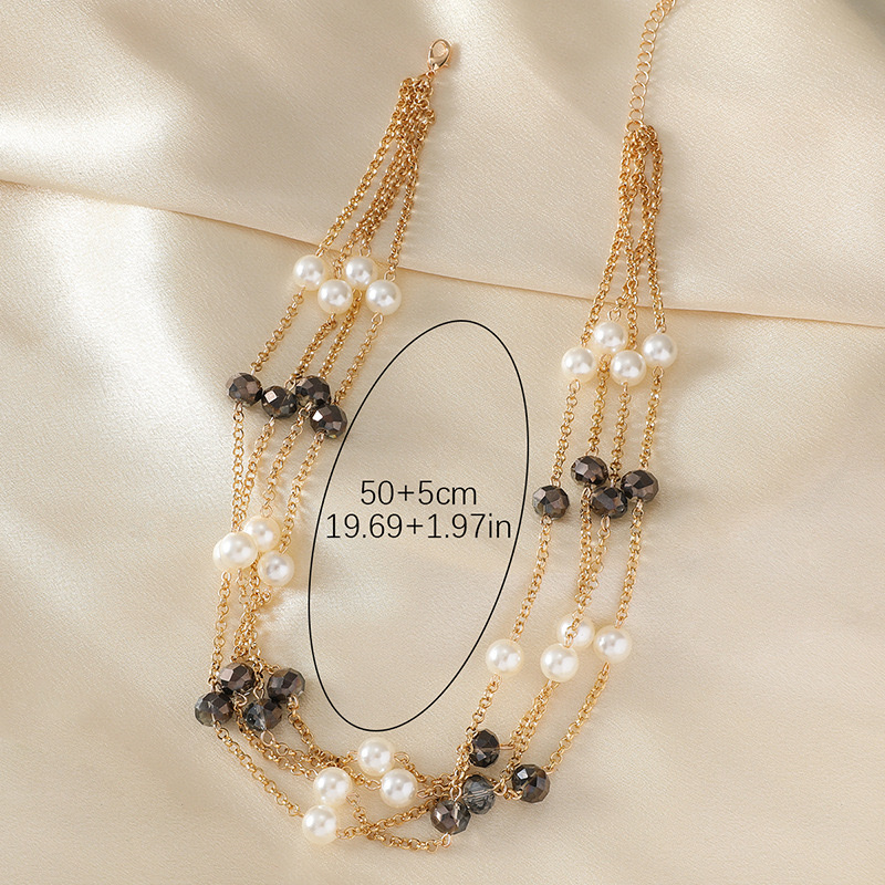 Europe and the United States the new pearl necklace female niche design feeling temperament crystal necklace personality joker sautoir foreign trade wholesale at http://detail.m.1688.com/page Application Scenario