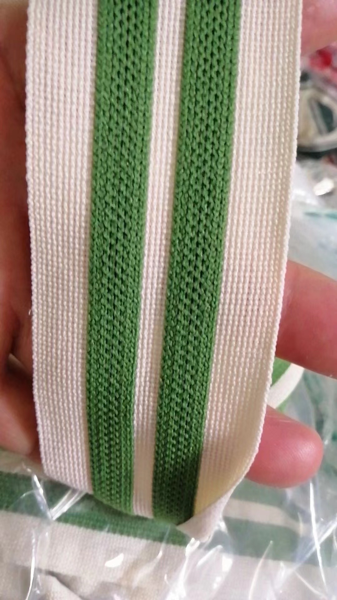 5Cm High Elastic Knit Sports Casual Pants With Stylish Side Embellishments With Micro-Elastic Intercolored Striped Float Strand Application Scenario