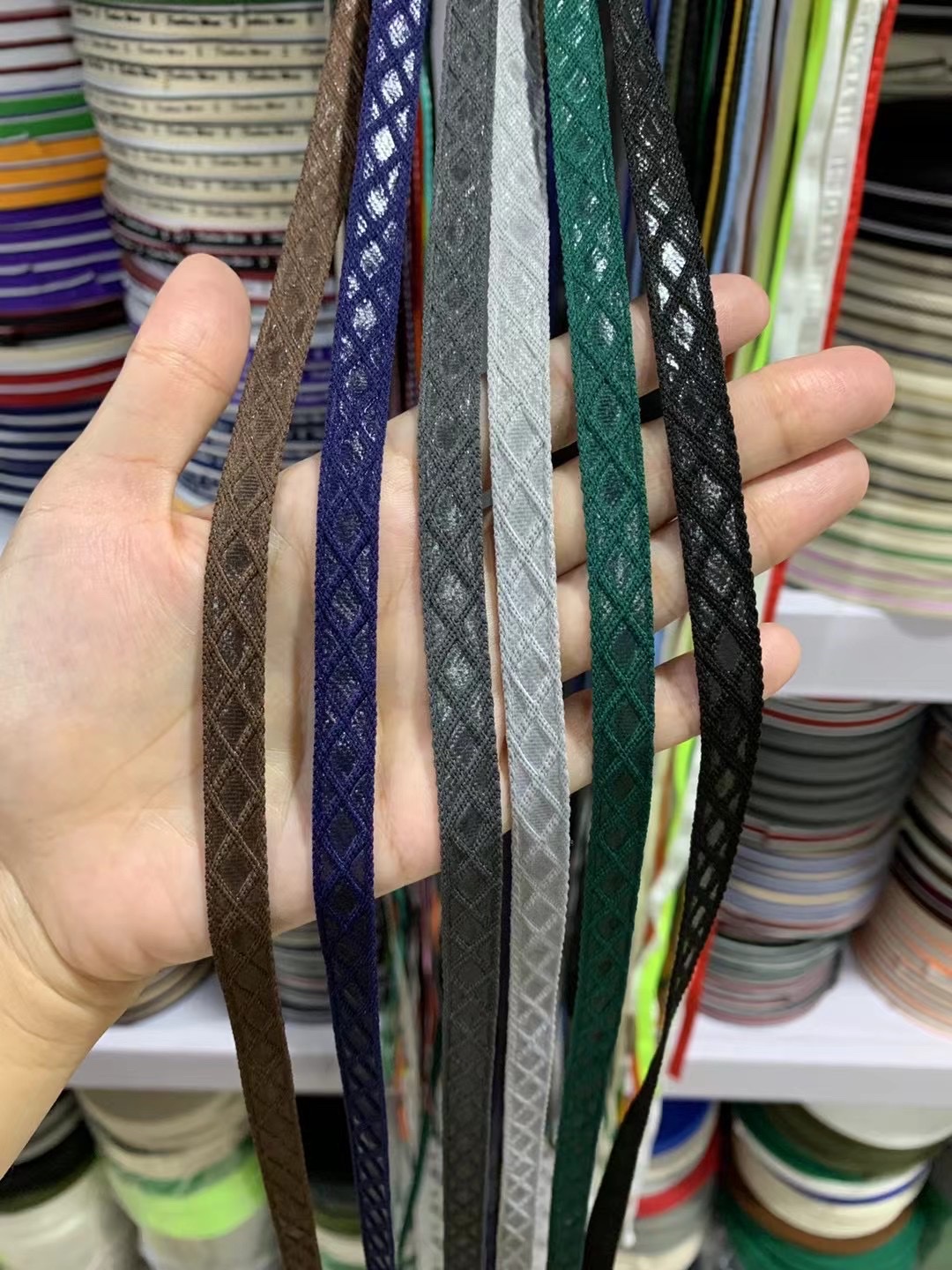 Supply Of 1Cm Micro-Elastic Woven Band Band Wrap Pants Side Side Home Textile Shoes And Hats Garment Accessories details Picture