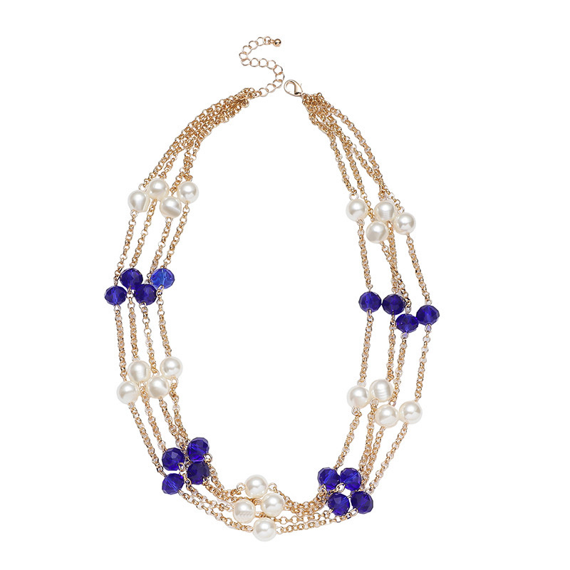 Europe and the United States the new pearl necklace female niche design feeling temperament crystal necklace personality joker sautoir foreign trade wholesale at http://detail.m.1688.com/page Item Picture