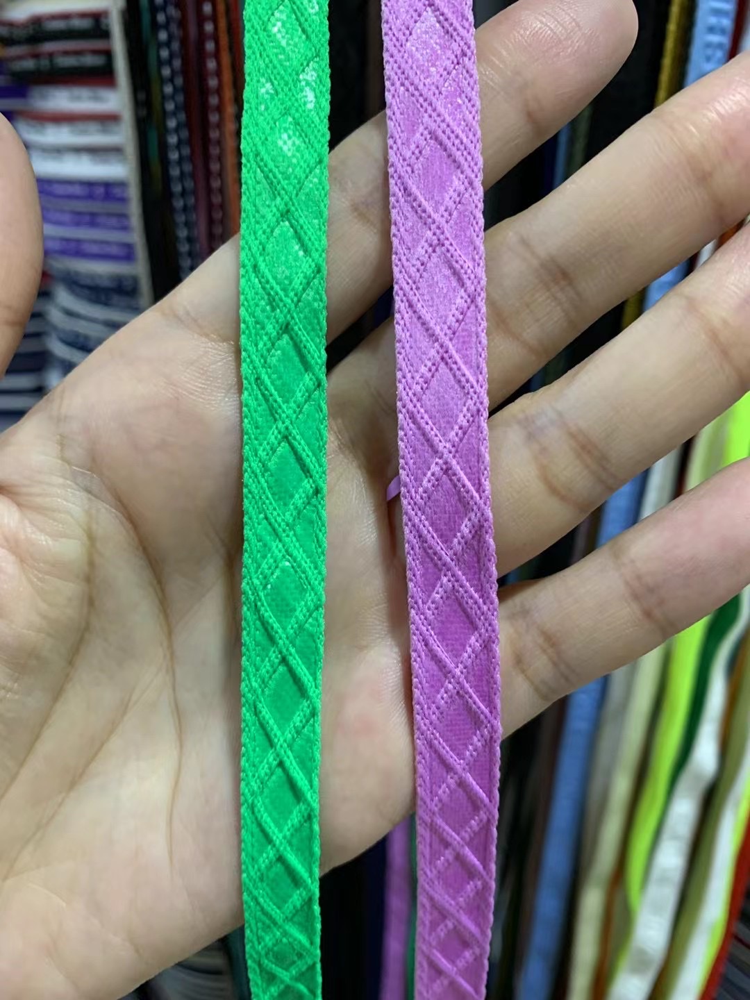 Supply Of 1Cm Micro-Elastic Woven Band Band Wrap Pants Side Side Home Textile Shoes And Hats Garment Accessories Specification drawing